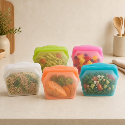 SVOZK® Stand-Up Food-Grade Silicone Storage Bag
