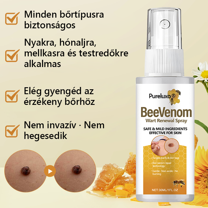 Pureluxo® BeeVenom Szemölcs Megújító Spray