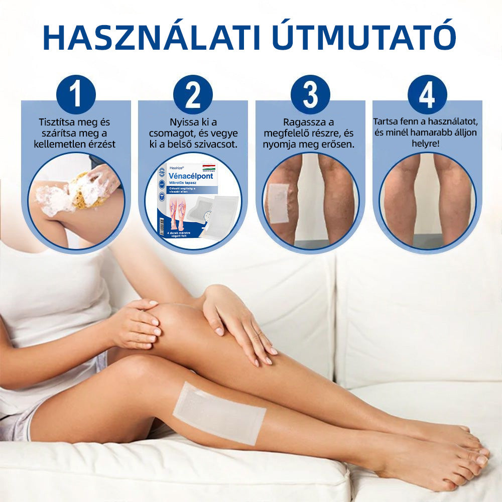 Healrize® Vénacélpont mikrotűs tapasz⚡Azonnali enyhülés hosszú távú eredmények