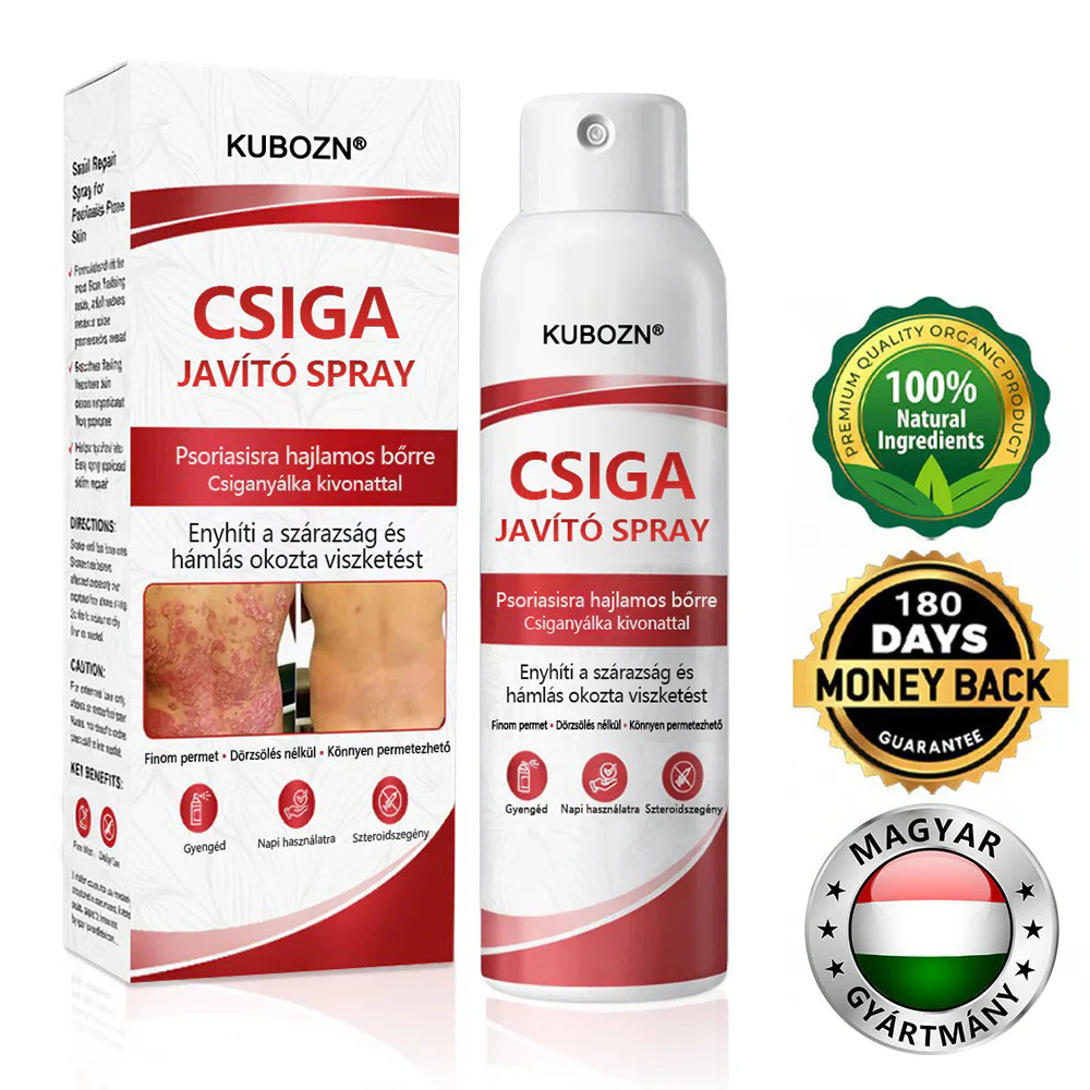 KUBOZN®  csigahéjas spray viszkető, hámló pikkelysömörös bőrre