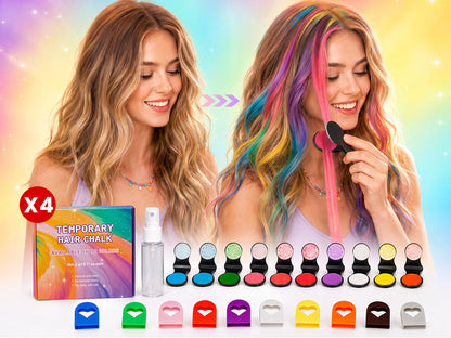 🌈DOCTIA® 12-Color Temporary Hair Chalk Applicator Set ✨