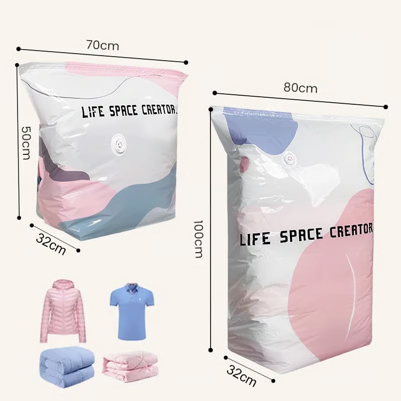 SVOZK® 📦 Large-Capacity Vacuum Bags – No Pump Needed! 💕