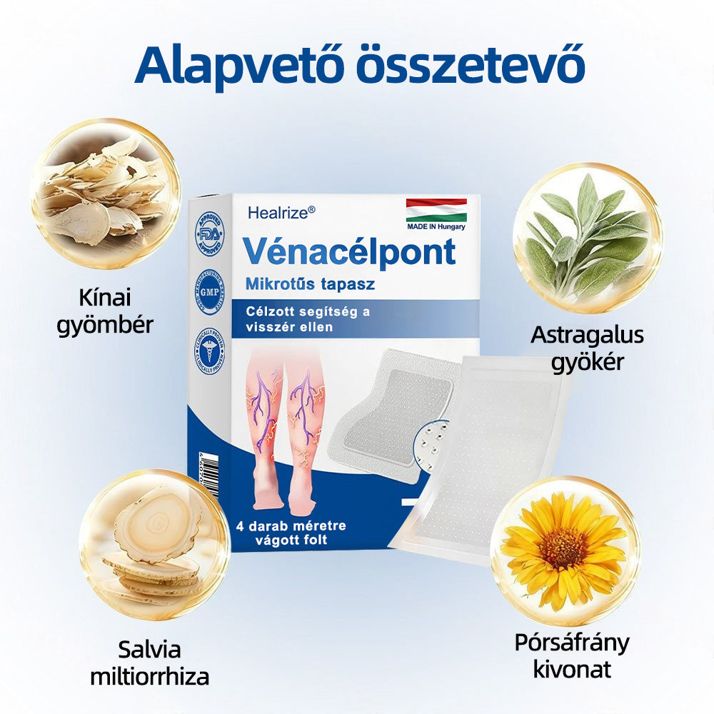 Healrize® Vénacélpont mikrotűs tapasz⚡Azonnali enyhülés hosszú távú eredmények