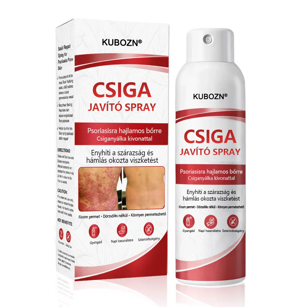 KUBOZN®  csigahéjas spray viszkető, hámló pikkelysömörös bőrre