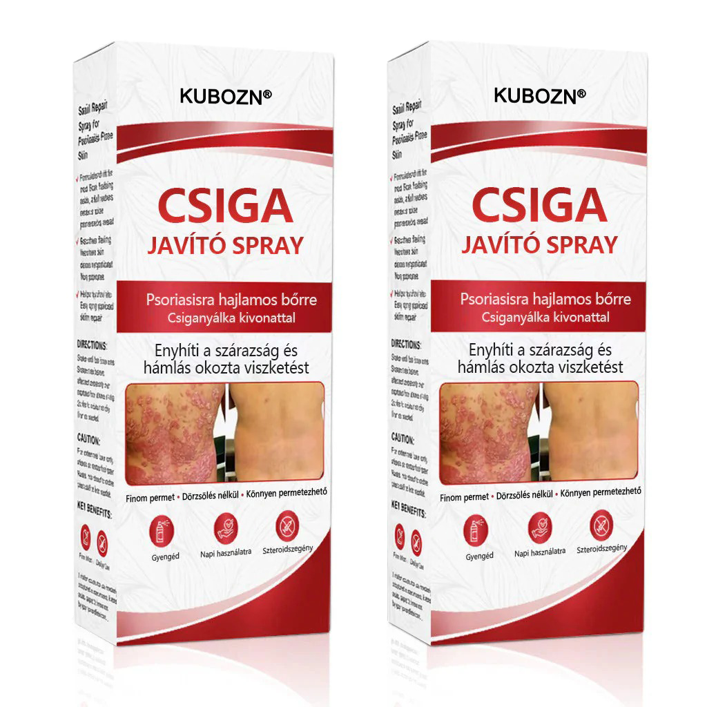 KUBOZN®  csigahéjas spray viszkető, hámló pikkelysömörös bőrre