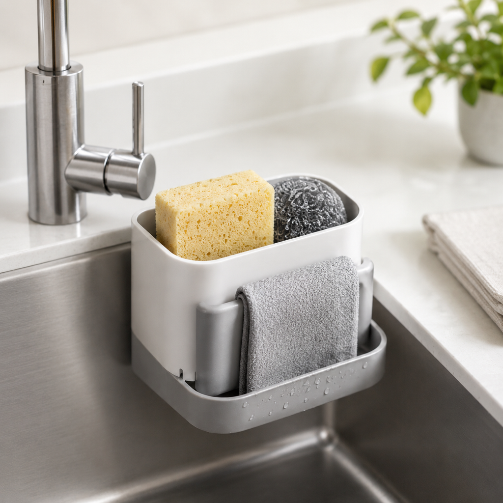 Sink Caddy Sponge & Towel Holder