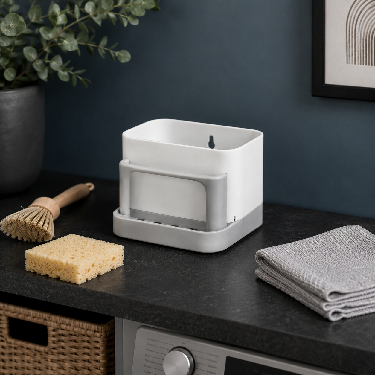 Sink Caddy Sponge & Towel Holder