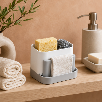 Sink Caddy Sponge & Towel Holder