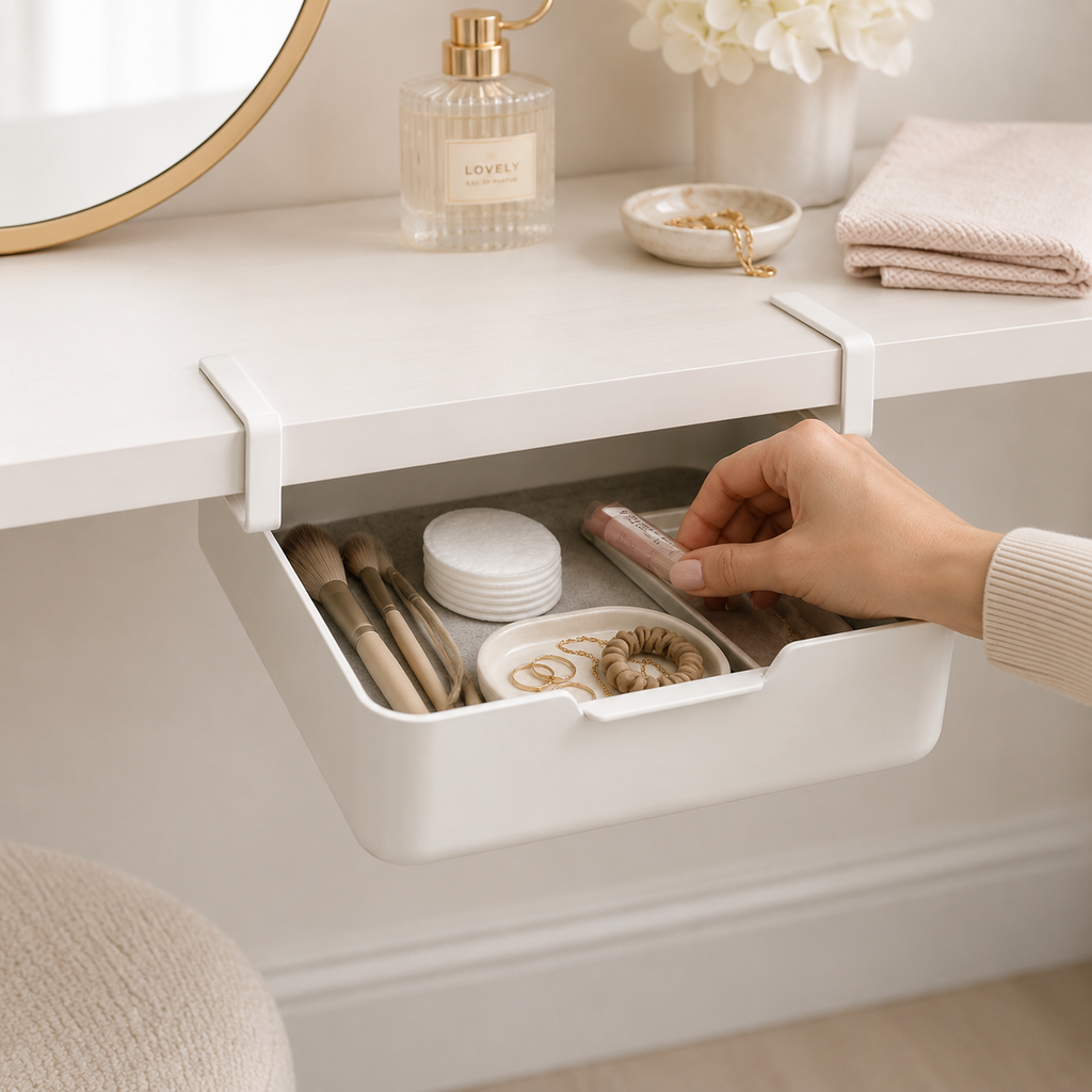 Under-Shelf Hanging Storage Drawer