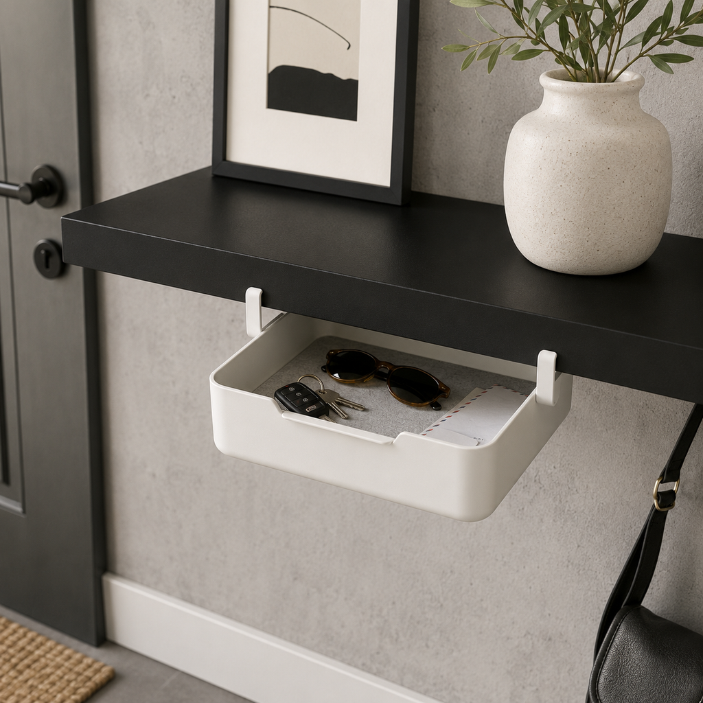 Under-Shelf Hanging Storage Drawer