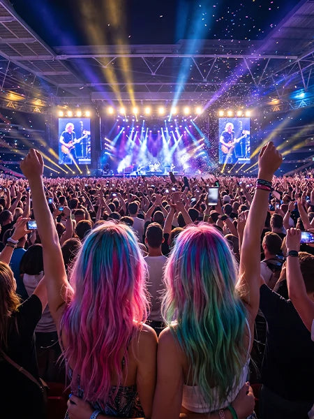 Hair chalk idea for Concerts