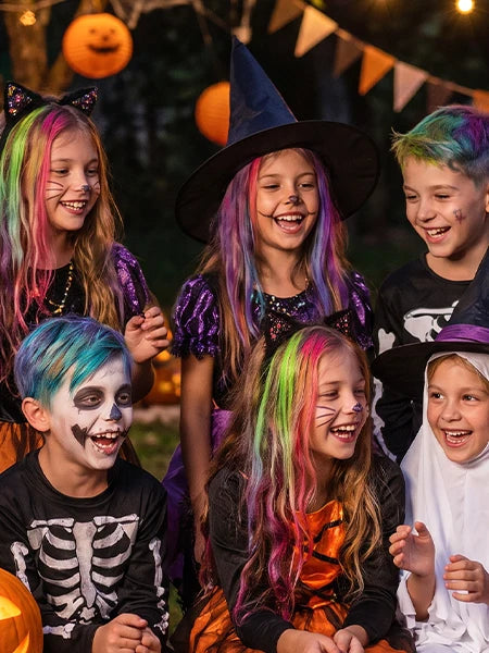 Hair chalk idea for Halloween