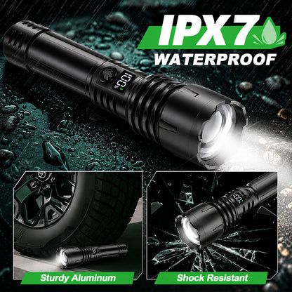 Billhol® Super Bright Ultimate Tactical Survival Flashlight · 2M+ SOLD · 80X Brighter ·120H Runtime
